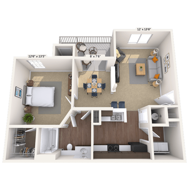 Floorplan image of unit 030335
