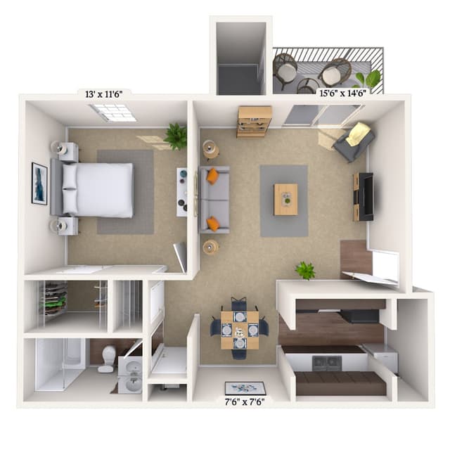 Floorplan image of unit 03300