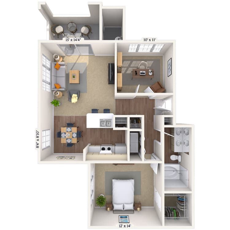 Floorplan image of unit 012029