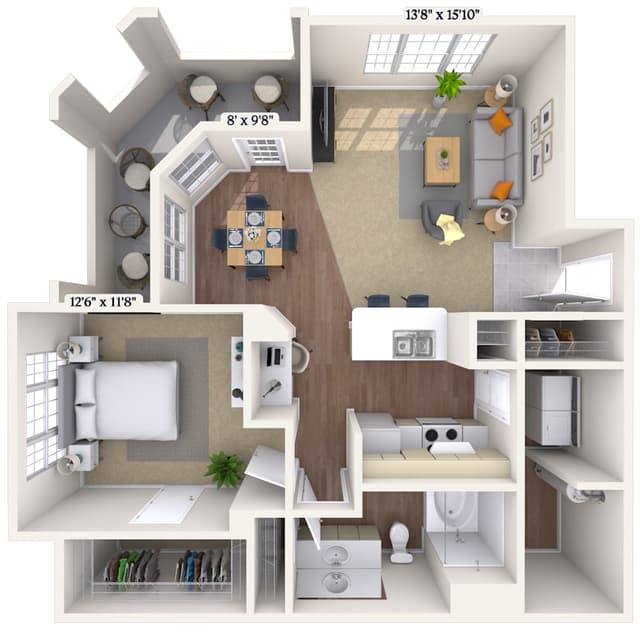 Floorplan image of unit 013036