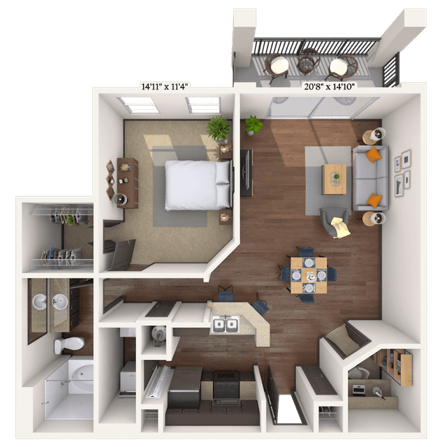 Floorplan image of unit 05522