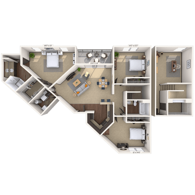 Floorplan image of unit 05524