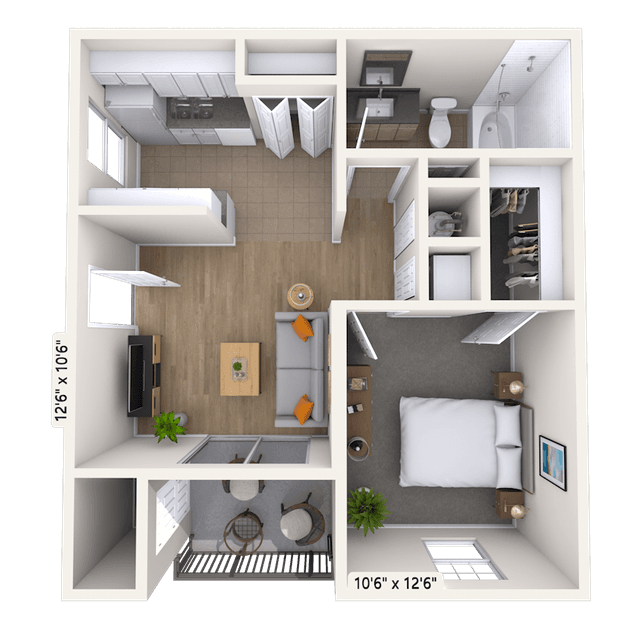 Floorplan image of unit 011214