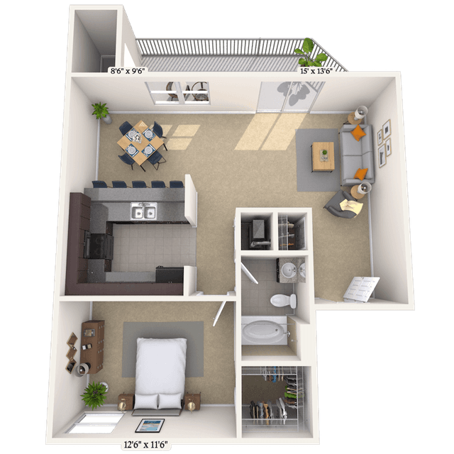 Floorplan image of unit 030303