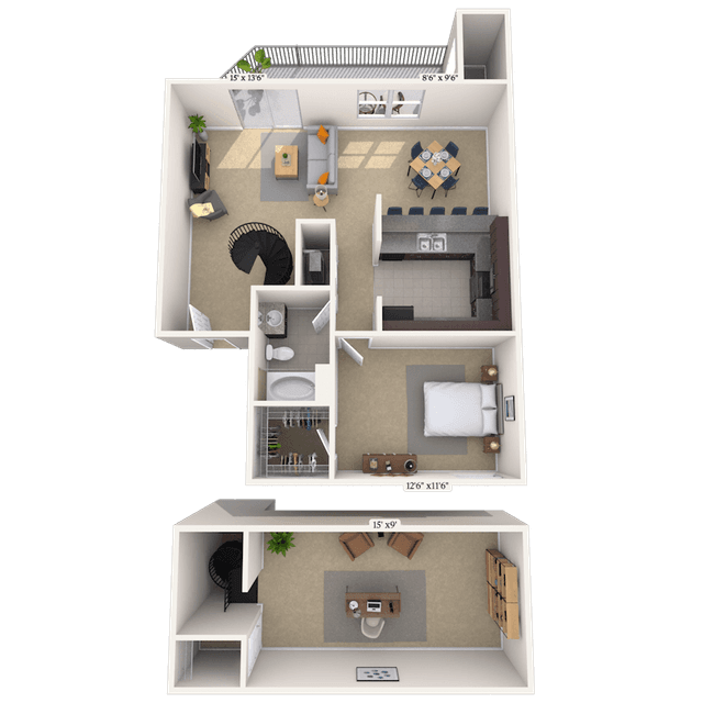 Floorplan image of unit 141404