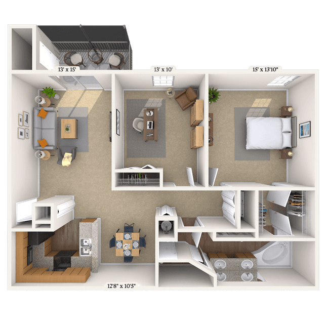 Floorplan image of unit 01150911