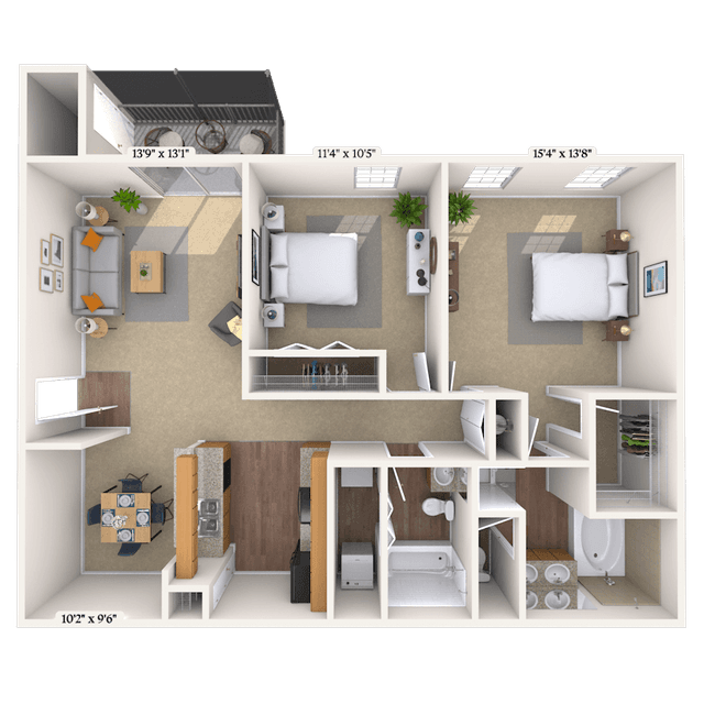 Floorplan image of unit 02141921