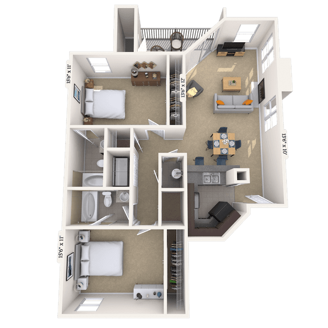 Floorplan image of unit 090910