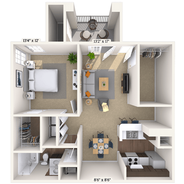 Floorplan image of unit 011409