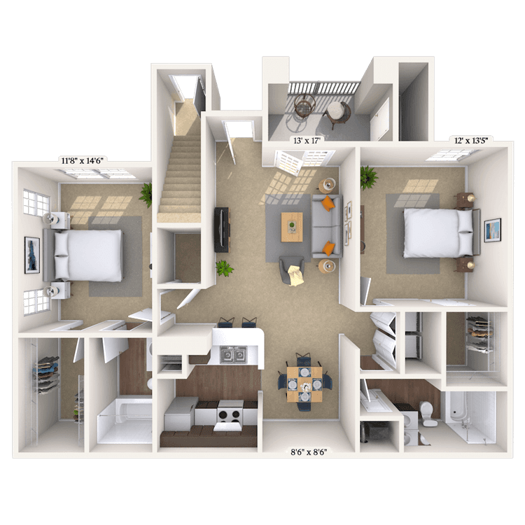 Floorplan image of unit 010709