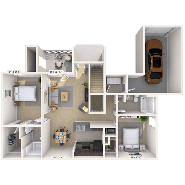 Floorplan image of unit 012521