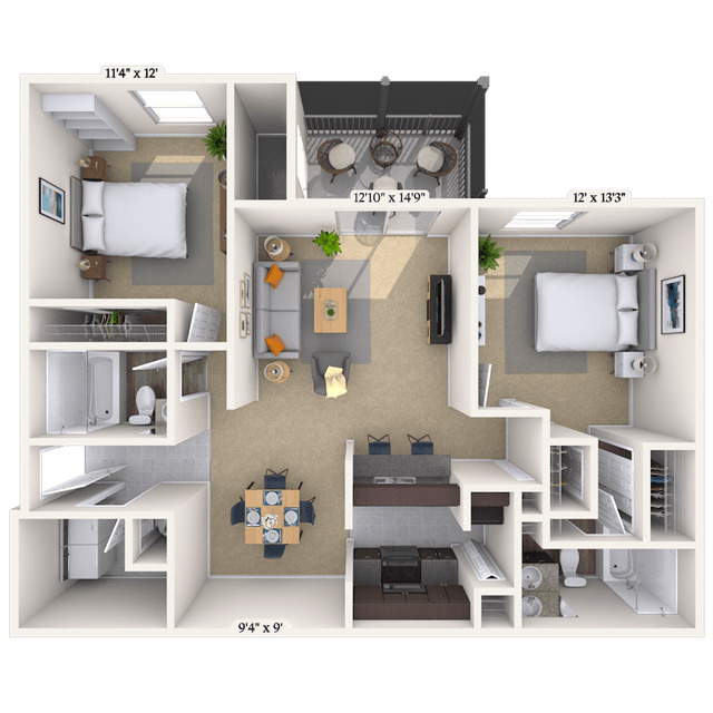 Floorplan image of unit 010202