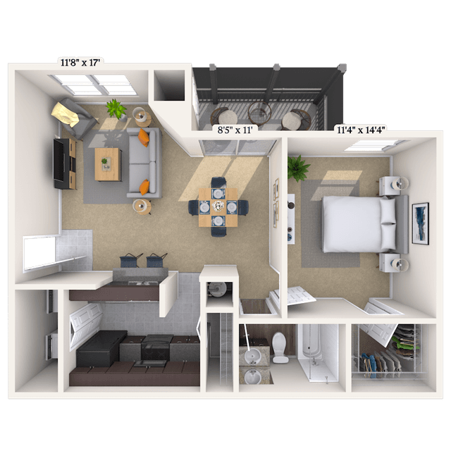 Floorplan image of unit 010816