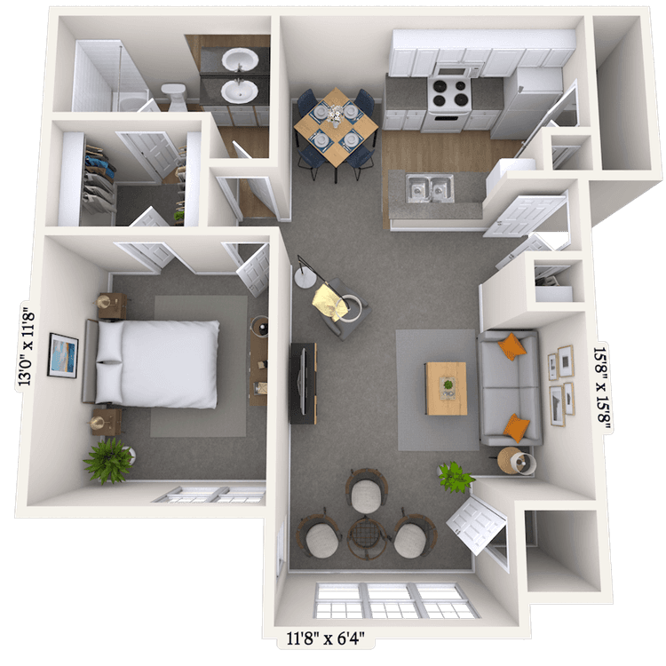 Floorplan image of unit 011059