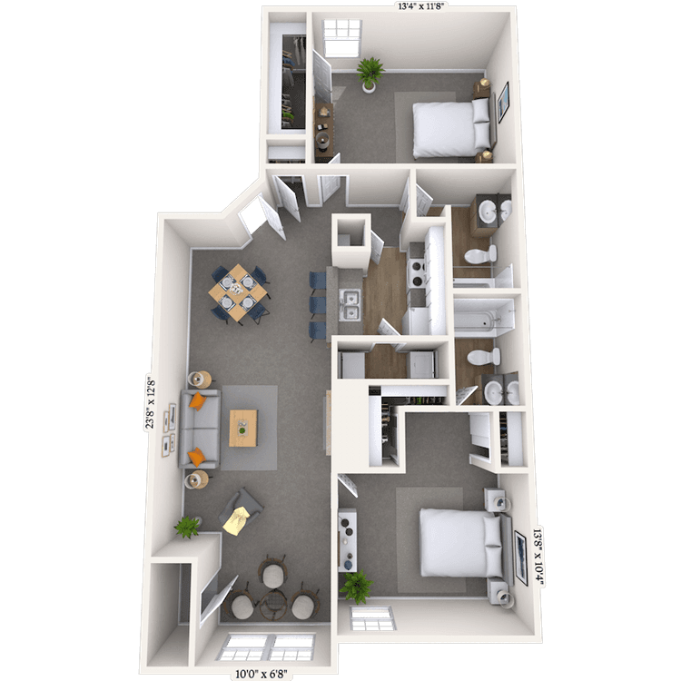 Floorplan image of unit 012092