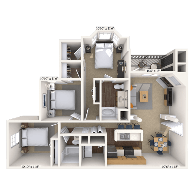 Floorplan image of unit 05537