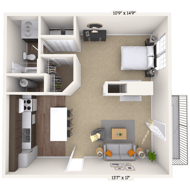 Floorplan image of unit 000301
