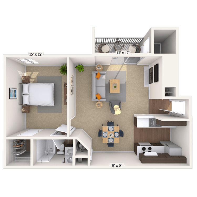 Floorplan image of unit 088A
