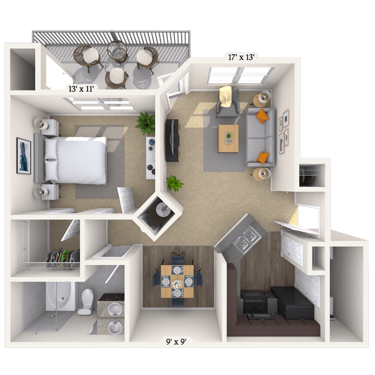 Floorplan image of unit 202019
