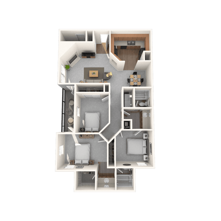 Floorplan image of unit 04402