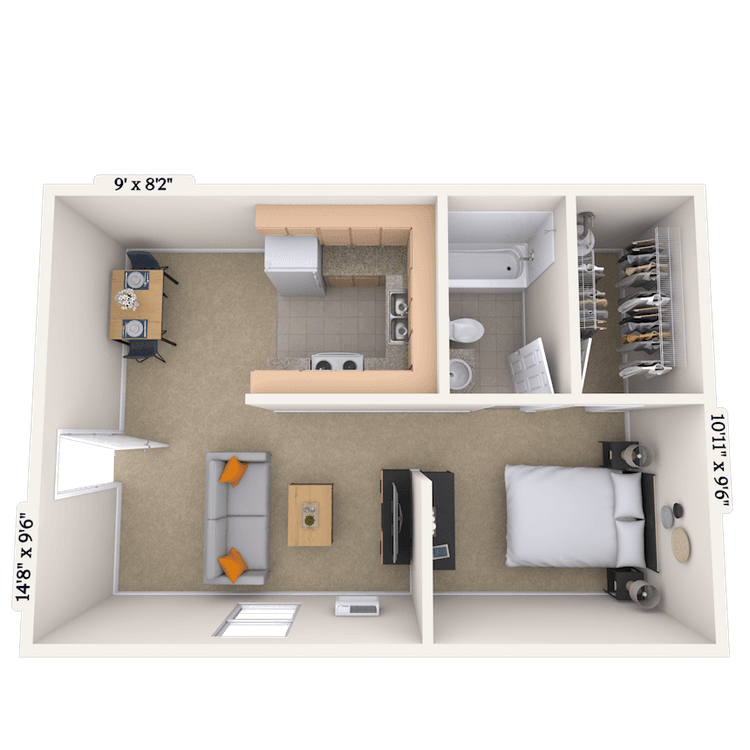 Floorplan image of unit 090903