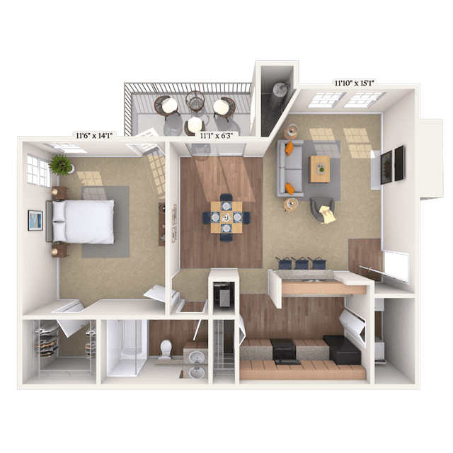 Floorplan image of unit 01300