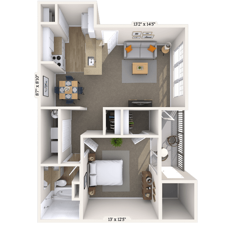 Floorplan image of unit 0211