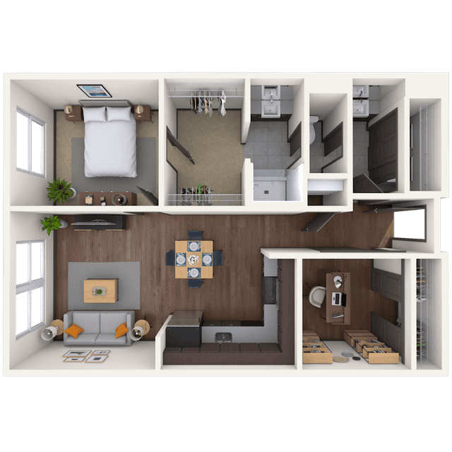 Floorplan image of unit 01249