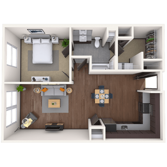 Floorplan image of unit 01310