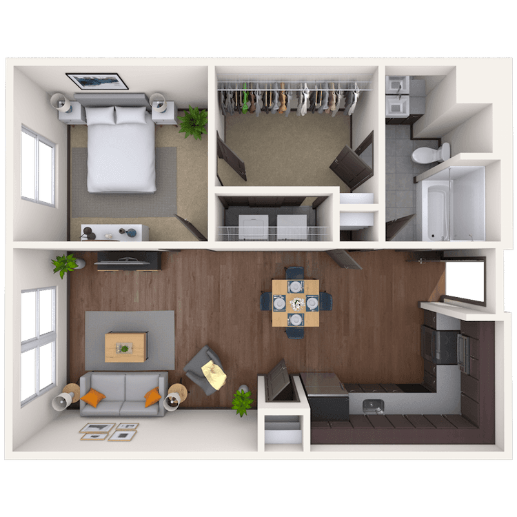 Floorplan image of unit 01431