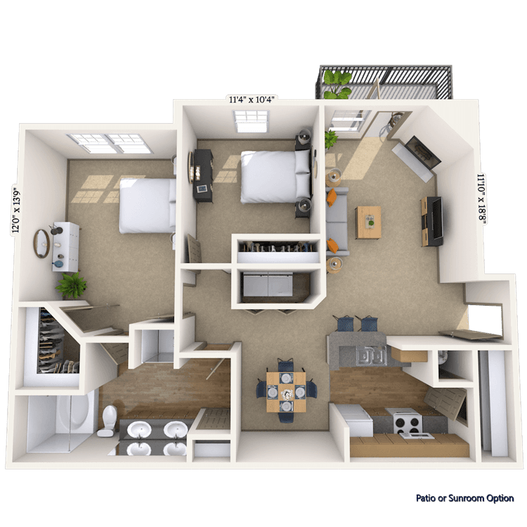 Floorplan image of unit 060609
