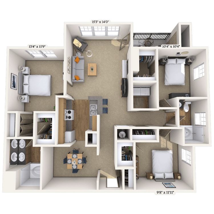 Floorplan image of unit 020201