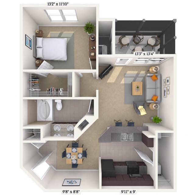 Floorplan image of unit 070724