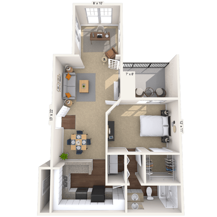 Floorplan image of unit 00216