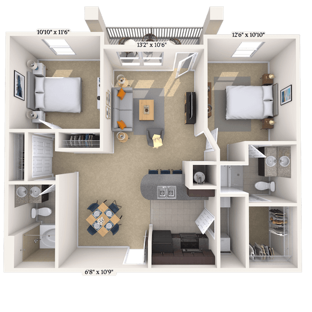 Floorplan image of unit 011209