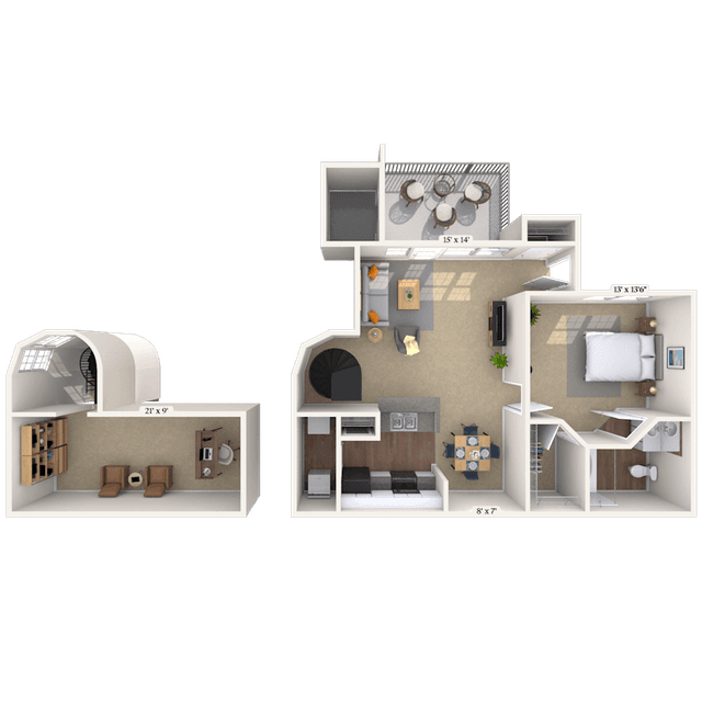 Floorplan image of unit 010411