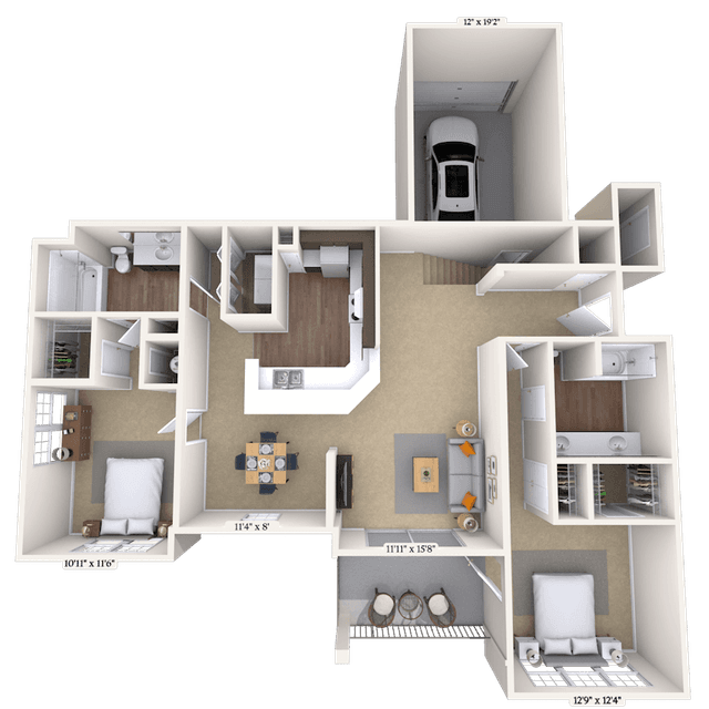 Floorplan image of unit 0103-201