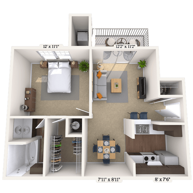 Floorplan image of unit 010214