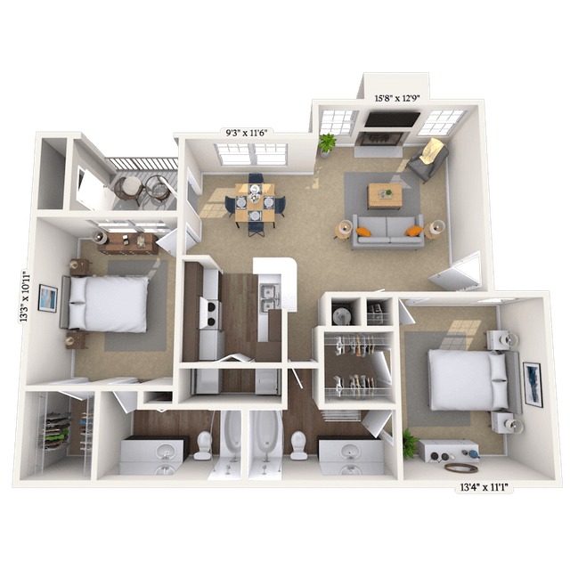 Floorplan image of unit 080903