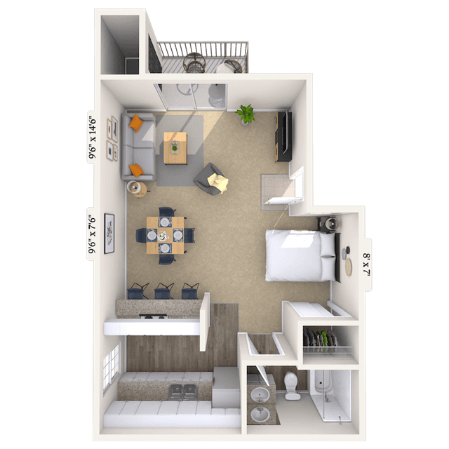 Floorplan image of unit 02221