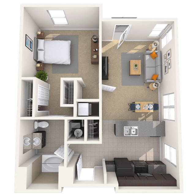 Floorplan image of unit 5110