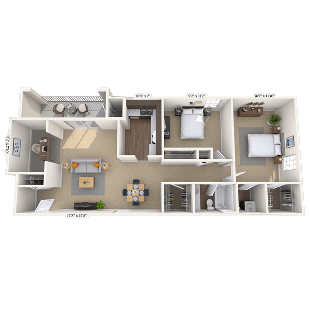 Floorplan image of unit 00618302