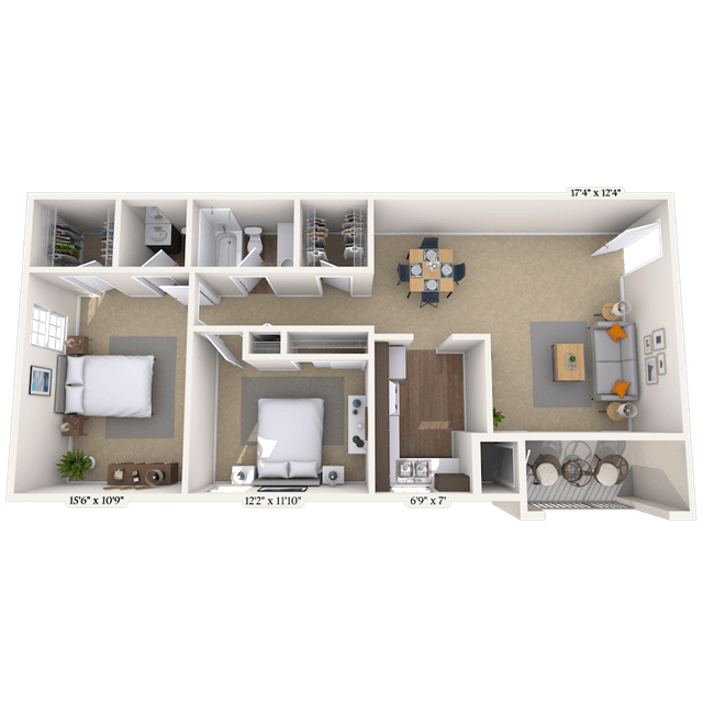 Floorplan image of unit 00622303
