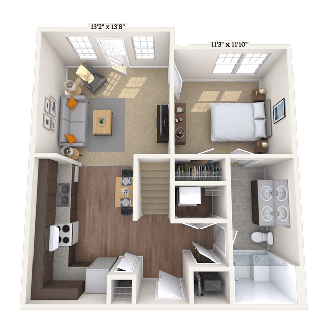 Floorplan image of unit 200C452
