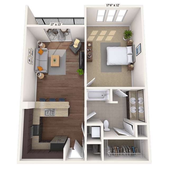 Floorplan image of unit 02756