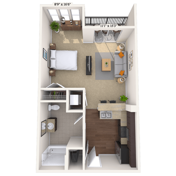 Floorplan image of unit 010111