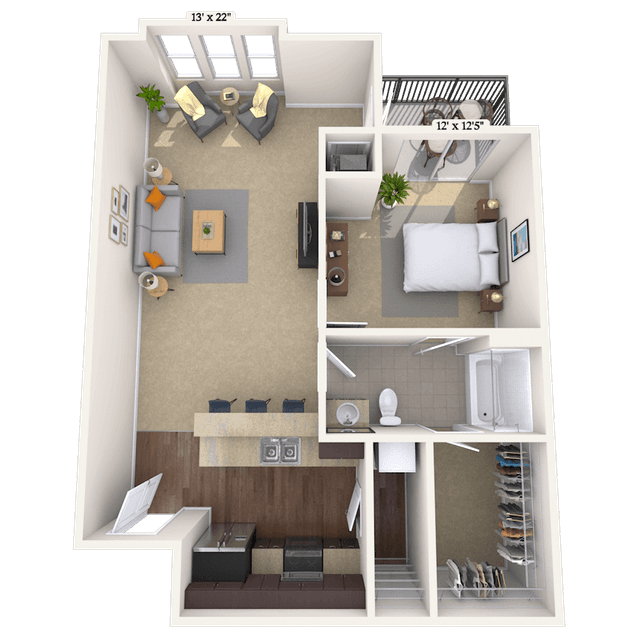 Floorplan image of unit 010303