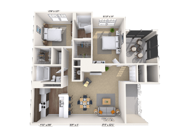 Floorplan image of unit 000209
