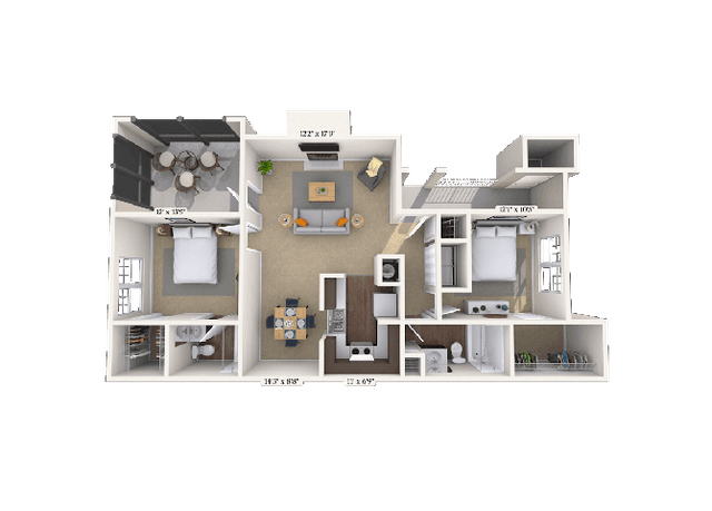 Floorplan image of unit 000901