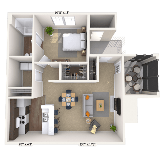 Floorplan image of unit 000211